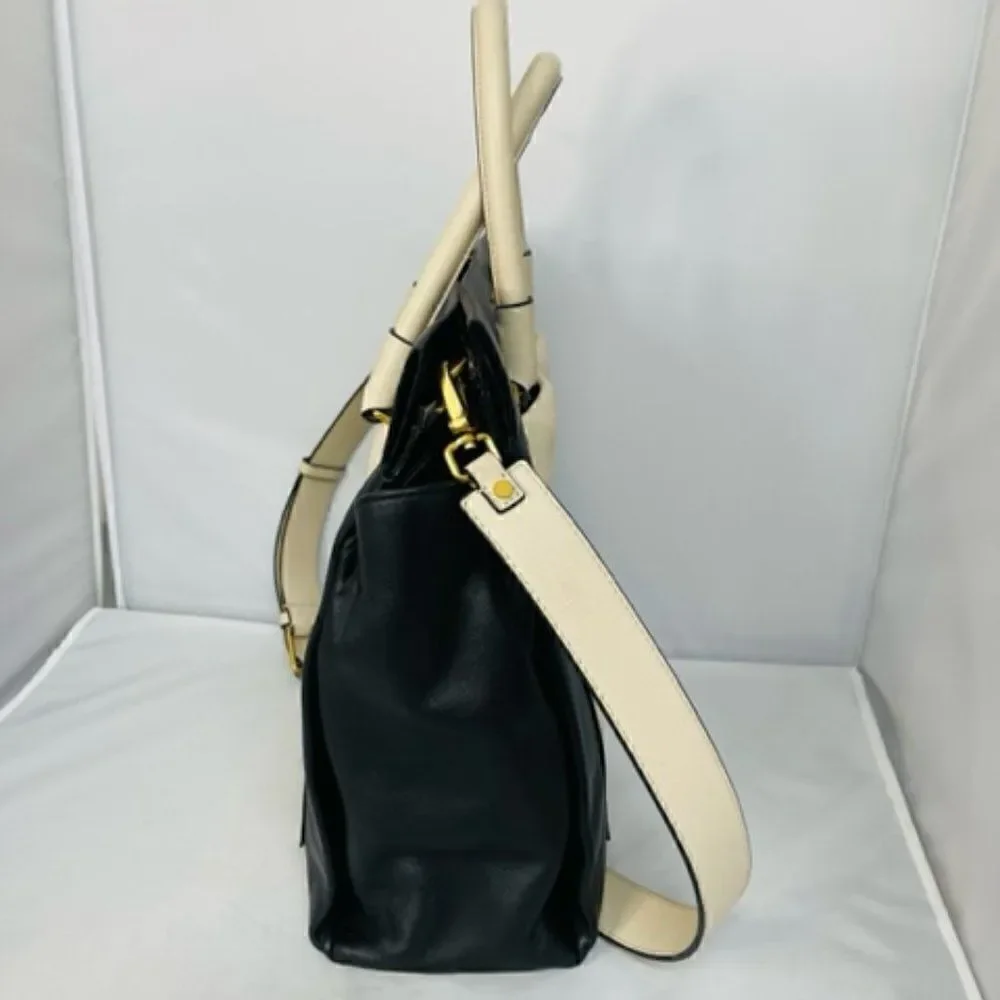 Marc by Marc Jacobs leather know when to fold em Nicky bag Two Toned color-block - Picture 2 of 8